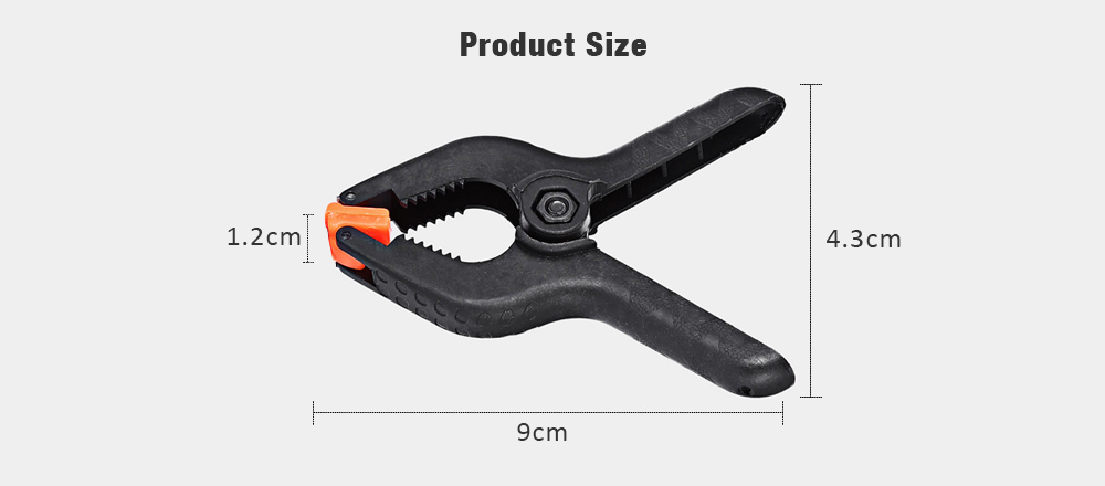 3-inch Durable Muslin Spring Clamp Grip Clip for DIY Woodwork 