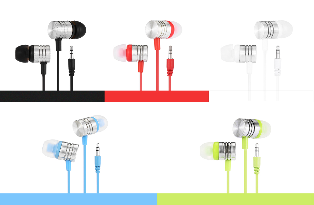KS01 In-ear Music Earphones Transparent Crystal Wire Design for 3.5mm Audio Interface Device 